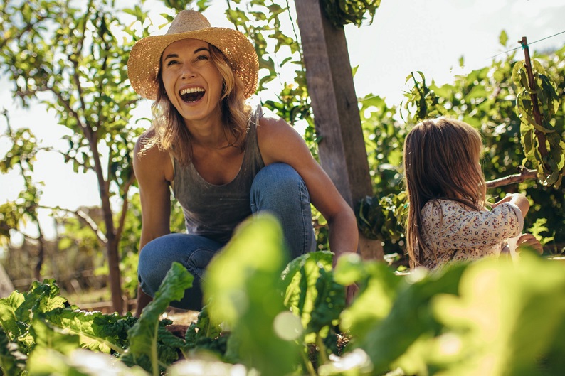 חצר משק למכירה עם גינת תבלינים